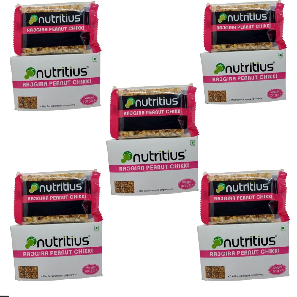 Nutritius Rajgira Peanut Chikki | Swadesiicart