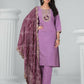 Ethnic Festive Wear Rayon Wine Stitched Suit With Dupatta - Tanisha | Swadesiicart
