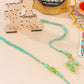 NVR Set of 2 Green Artificial Beads Bhaiya Bhabhi Rakhi, Combo for Rakshabandhan | Swadesiicart