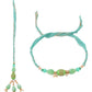 NVR Set of 2 Green Artificial Beads Bhaiya Bhabhi Rakhi, Combo for Rakshabandhan | Swadesiicart