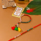 NVR Multicolor Artificial Beads Set of 2 Bhaiya Bhabhi Rakhi Combo | Swadesiicart