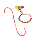 NVR Multicolor Artificial Beads Set of 2 Bhaiya Bhabhi Rakhi Combo | Swadesiicart