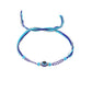 NVR Set of 2 Blue Evil Eye Artificial Beads Bhaiya Bhabhi Rakhi Combo | Swadesiicart