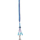 NVR Set of 2 Blue Evil Eye Artificial Beads Bhaiya Bhabhi Rakhi with Roli Chawal Chandan & Mishri - Swadesiicart
