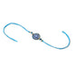 NVR Blue Evil Eye Artificial Beads Set of 2 Bhaiya Bhabhi Rakhi with Roli Chawal Chandan & Mishri - Swadesiicart