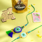 NVR Set of 2 Multicolor Artificial Beads Bhaiya Bhabhi Rakhi Combo | Swadesiicart