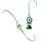 NVR Set of 2 Multicolor Artificial Beads Bhaiya Bhabhi Rakhi Combo | Swadesiicart