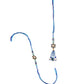NVR Set of 2 Blue Artificial Beads Evil Eye Bhaiya Bhabhi Rakhi Combo | Swadesiicart