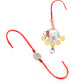 NVR Multicolor Artificial Stones & Beads Set of 2 Bhaiya Bhabhi Rakhi Combo | Swadesiicart