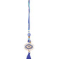 NVR Set of 2 Blue Evil Eye Artificial Stones & Beads Bhaiya Bhabhi Rakhi Combo | Swadesiicart