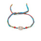 NVR Men Set of 2 Multicolor Artificial Stones Thread Rakhi with Roli Chawal Chandan & Mishri - Swadesiicart