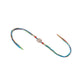 NVR Men Set of 2 Multicolor Artificial Stones Thread Rakhi with Roli Chawal Chandan & Mishri - Swadesiicart