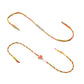 NVR Men Set of 2 Religious Designer Multicolor Artificial Stones Thread Rakhi Combo | Swadesiicart