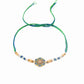 NVR Men Peacock Design Multicolor Artificial Stones & Pearls Thread Rakhi with Roli Chawal Chandan & Mishri | Swadesiicart
