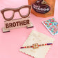 NVR Men Multicolor Artificial Stones Thread Rakhi, Combo for Rakshabandhan | Swadesiicart