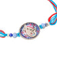 NVR Men Red & Blue Ganesh Ji Thread Rakhi, Combo for Rakshabandhan | Swadesiicart
