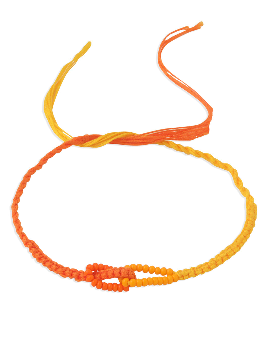 NVR Men's Multicolor Pearls Thread Rakhi, Combo for Rakshabandhan | Swadesiicart