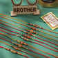 NVR Men Set of 10 Floral Design Red Artificial Stones and Beads Thread Rakhi Combo | Swadesiicart