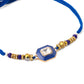 NVR Men Blue Artificial Stones Handmade Thread Rakhi, Combo for Rakshabandhan | Swadesiicart