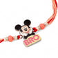 NVR Kids Micky Mouse Character Artificial Beads Thread Rakhi Combo | Swadesiicart