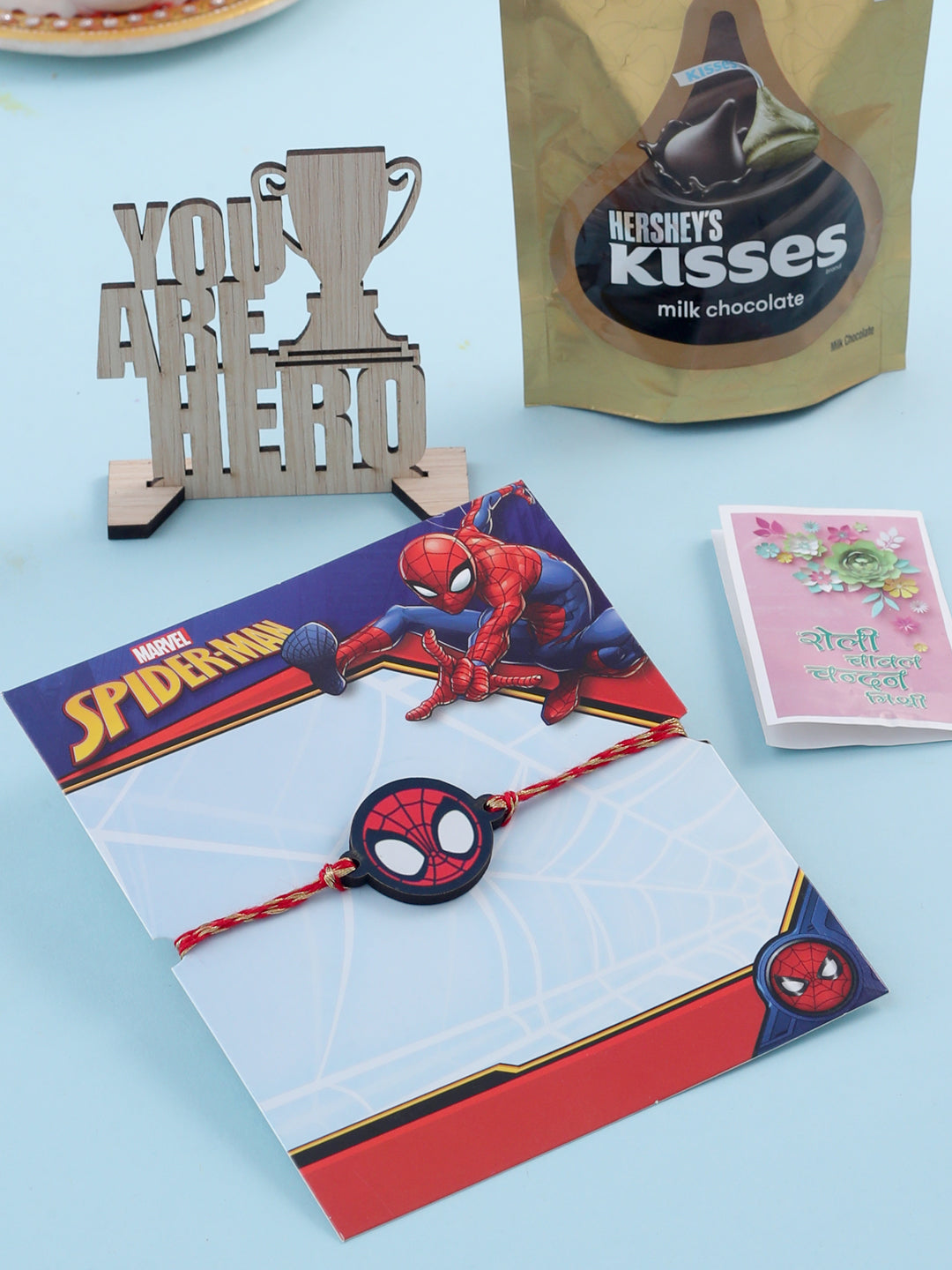 NVR Kids Superhero Red Thread Rakhi, Combo for Rakshabandhan | Swadesiicart