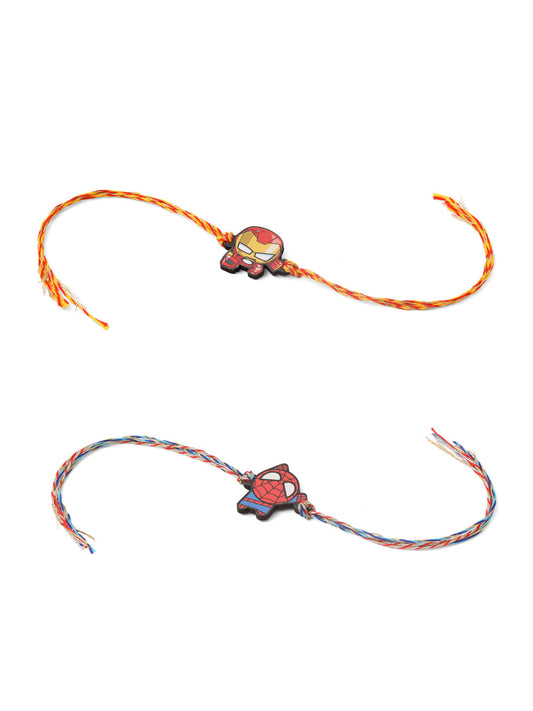 NVR Kids Set of 2 Cute Cartoon Superhero Thread Rakhi, Combo for Rakshabandhan | Swadesiicart