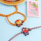 NVR Kids Set of 2 Cute Cartoon Superhero Thread Rakhi with Roli Chawal Chandan & Mishri - Swadesiicart
