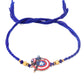 NVR Kids Superhero Blue Artificial Beads Thread Rakhi, Combo for Rakshabandhan | Swadesiicart