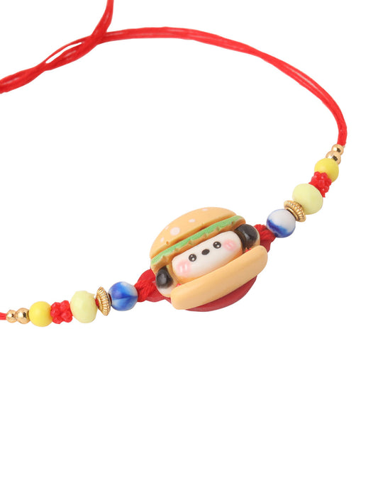 NVR Kids Cartoon Character Multicolor Artificial Beads Rakhi Combo | Swadesiicart