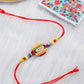 NVR Kids Cartoon Character Multicolor Artificial Beads Rakhi with Roli Chawal Chandan & Mishri | Swadesiicart
