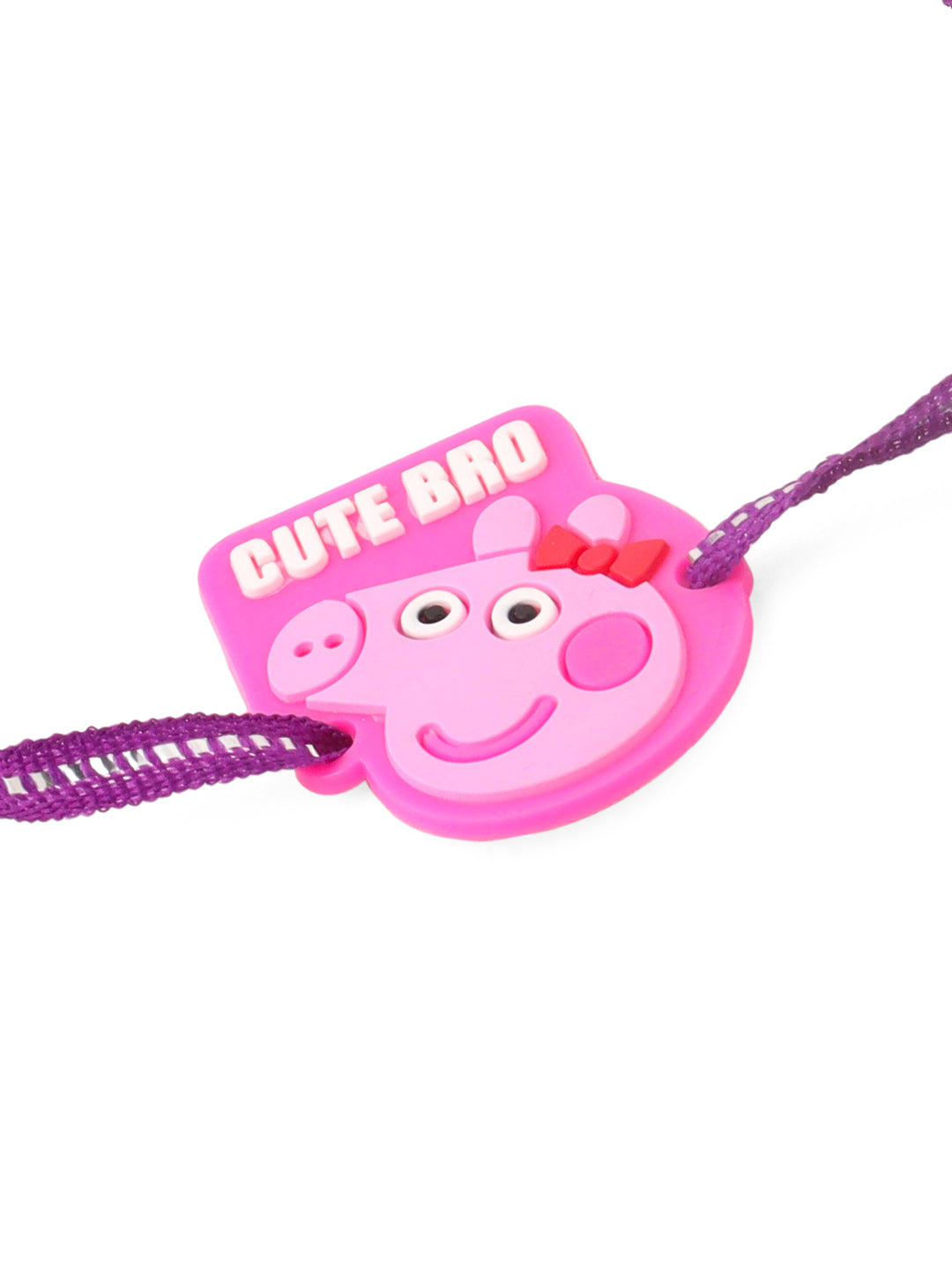 NVR Stylish Pink Cartoon Character Kids Rakhi, Combo for Rakshabandhan | Swadesiicart