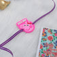 NVR Stylish Pink Cartoon Character Kids Rakhi with Roli Chawal Chandan & Mishri - Swadesiicart