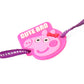 NVR Stylish Pink Cartoon Character Kids Rakhi with Roli Chawal Chandan & Mishri - Swadesiicart