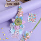 NVR Set of 2 Handmade Multicolor Artificial Stones & Beads Bhaiya Bhabhi Rakhi Combo | Swadesiicart