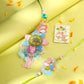 NVR Set of 2 Handmade Multicolor Artificial Stones & Beads Bhaiya Bhabhi Rakhi with Roli Chawal Chandan & Mishri | Swadesiicart
