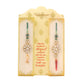 NVR Set of 2 Gold Toned Kundan Studded Floral Design Bhaiya Bhabhi Rakhi Combo | Swadesiicart