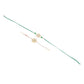NVR Set of 2 Kundan Studded Floral Design Gold Toned Bhaiya Bhabhi Rakhi Combo | Swadesiicart