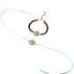 NVR Set of 2 Green Round Shape Artificial Stones Bhaiya Bhabhi Rakhi Combo | Swadesiicart
