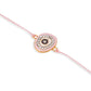 NVR Set of 2 Pink Round Shape Artificial Stones Bhaiya Bhabhi Rakhi Combo | Swadesiicart