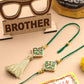 NVR Set of 2 Handmade Green Kundan Studded Bhaiya Bhabhi Rakhi Set, Combo for Rakshabandhan | Swadesiicart