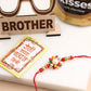 NVR Men Multicolor Beads & Pearls Floral Design Thread Rakhi, Combo for Rakshabandhan | Swadesiicart