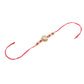 NVR Men's Red Kundan Studded Floral Design Thread Rakhi, Combo for Rakshabandhan | Swadesiicart