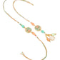 NVR Set of 2 Multicolor Artificial Beads Traditional Bhaiya Bhabhi Pair Rakhi Set with Roli Chawal Chandan & Mishri | Swadesiicart