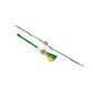 NVR Set of 2 Green Pearls Bhaiya Bhabhi Thread Rakhi with Roli Chawal Chandan & Mishri - Swadesiicart