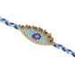 NVR Set of 2 Blue Evil Eye & Kundan Studded Handcrafted Bhaiya Bhabhi Rakhi Combo | Swadesiicart