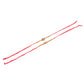 NVR Men Set of 2 Red & Gold Floral Design Artificial Stones & Beads Thread Rakhi Combo | Swadesiicart