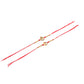 NVR Men Set of 2 Golden Red Religious Designer Ganesh Ji Thread Rakhi Combo | Swadesiicart