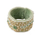 NVR Set of 2 Green Artificial Stones Bhaiya Bhabhi Rakhi With Roli Chawal Chandan & Mishri | Swadesiicart