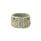 NVR Set of 2 Green Artificial Stones Bhaiya Bhabhi Rakhi With Roli Chawal Chandan & Mishri | Swadesiicart