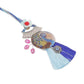 NVR Set of 2 Blue Evil Eye & Peacock Design Artificial Beads Bhaiya Bhabhi Rakhi Combo | Swadesiicart